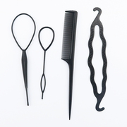 韩国发饰盘发器造发型器工具，套装长发变短发，穿发针丸子头拉发针
