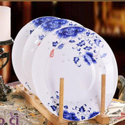 景德镇陶瓷56头高档中式骨瓷青花瓷国色多姿国色天香餐具套装碗盘