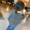 2016韩版秋装女童，针织套头毛衣宝宝，镂空蝙蝠手工编织针织衫