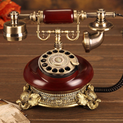 旋转盘仿古电话座机欧式电话机复古电话机，时尚创意电话机