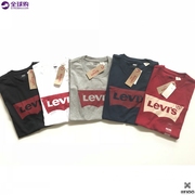 美国 李维斯/Levi's 男士经典休闲大蝙蝠标字母短袖圆领潮款T恤衫