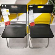 宜家国内 冈德尔折叠椅办公休闲电脑椅子会议培训椅 餐椅