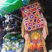 india#handmade印度手工刺绣，手包肩包斜挎包民族，嬉皮士旅行手袋