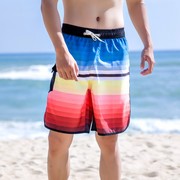 无袖宽松t恤背心，短裤速干沙滩裤情侣，沙滩套装海边蜜月度假夏