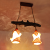 中式复古树脂灯吊灯美式乡村客厅灯卧室灯仿古个性酒吧灯工程灯具