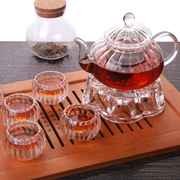 南瓜条纹花茶壶茶具耐热玻璃客厅茶壶套装家用玻璃家用创意