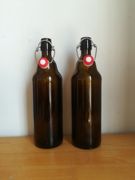 成箱出售1000毫升卡扣棕色玻璃瓶啤酒瓶空瓶汽水瓶饮料瓶红酒瓶