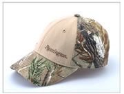 雷明顿户外帽子仿生迷彩拼色棒球帽，做旧钓鱼狩猎军迷棒球帽