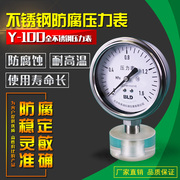 北京布莱迪不锈钢高精度，压力表y98径向油压水压，气压液压真空
