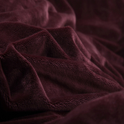 高档冬季加厚保暖纯色双面短毛绒四件套珊瑚绒法莱绒加绒被套床单