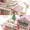 拼装小房子模型屋diy手工，小屋子组装制作阳光小木屋房屋别墅玩具
