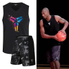 科比投篮训练服套装跑步热身无袖，坎肩宽肩，篮球运动球衣篮球服定制