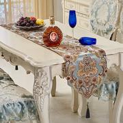 桌旗欧式奢华现代简约中式美式茶几旗床旗餐垫 桌布长条
