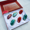 南京雨花石礼盒装玛瑙石天然原石商务会议包装送女友
