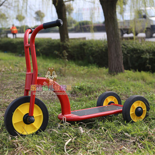 幼儿园三轮滑板车儿童三轮车单人自行车户外自行车户外玩具车