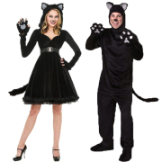 万圣节服装黑猫警长，动物服装性感黑猫裙，成人扮演黑猫服装