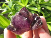 天然乌拉圭紫水晶原石  云母紫水晶骨干原石摆件