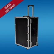 加固铝合金拉杆工具箱密码航空运输箱产品仪器箱黑色可定制