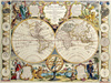 欧洲航海地球仪地图美式装饰画，欧式复古客厅背景墙，画书房壁挂画