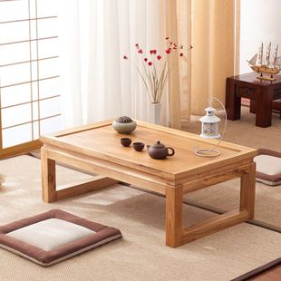 日式茶桌榻榻米茶几，禅意现代简约实木，炕桌飘窗桌子窗台小矮桌