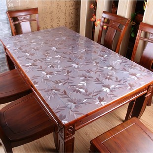 桌布防水免洗防油防烫餐桌，垫茶几桌布方形软，玻璃水晶板透明桌垫