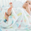 棉布树四层竹棉纱布浴巾婴儿，用品盖毯宝宝，抱被包巾儿童竹纤维被子