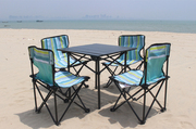 户外折叠铝桌沙滩露营野餐烧烤便携桌自驾游休闲用品餐桌娱乐方桌