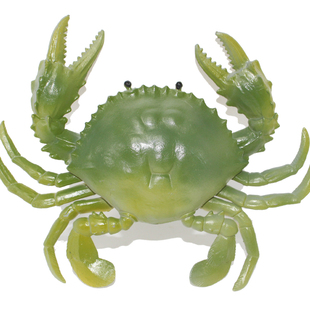 仿真塑胶螃蟹玩具大闸蟹海蟹，海鲜动物模型，大号龙虾儿童男孩礼物
