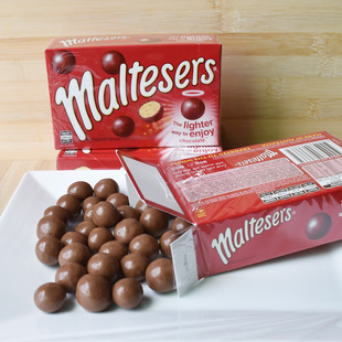 maltesers麦丽素澳洲麦提莎，进口牛奶巧克力，麦芯球黑巧90g盒装礼物