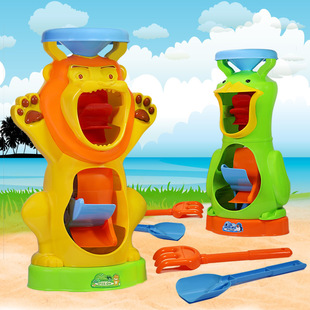 儿童沙滩沙漏玩具套装 大号沙车大号 铲子沙桶决明子沙池