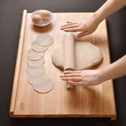 进口实木擀面板大号家用切菜板砧板和面揉面板大码包饺子面食案板