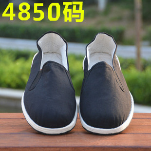 特号特大号加大码47484950大号千层底黑色工作男鞋老北京布鞋