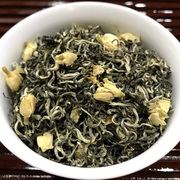 萌岩茶业茉莉花茶茶叶碧螺春绿茶炒花飘雪浓香型花茶新茶500g