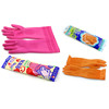 韩国进口胶皮手套乳胶橡胶手套加厚版厨房清洁洗碗手套长短款