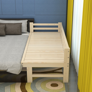 厂促大人床加宽加长拼接实木松木床，单人双人床榻榻米儿童床床品