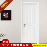 白色木门室内套装门实木复合烤漆房门卧室门 木门室内门套装门