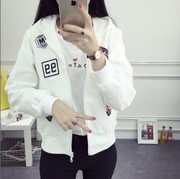 2020少女春秋装短款外套韩版学院风薄款卫衣棒球服初中学生潮
