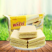 越南进口WALYS榴莲味威化饼干200g 夹心饼特产休闲零食小吃
