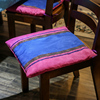 麂皮绒洗水棉芯椅垫坐垫，罗汉床垫套飘窗垫沙发垫，套布艺蓝色玫红椅