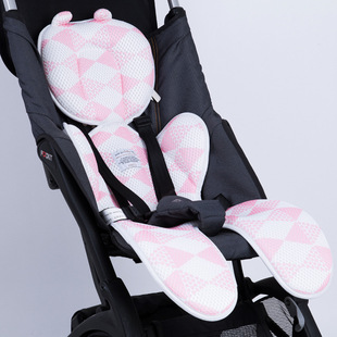 yodoxiui婴儿手推童车凉席坐垫，3d透气宝宝，餐椅儿童安全座椅伞车