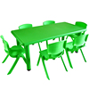 新幼儿园专用桌椅 六人长方桌塑料桌椅儿童桌子塑料桌儿童学习品
