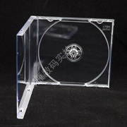 加厚透明cd盒dvd盒，cd光碟盒单片，光盘盒碟盒专辑收纳盒25片