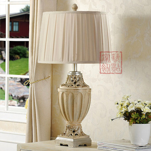 外销美式经典镂空树脂大台灯 欧式北欧别墅客厅卧室书房装饰台灯
