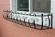 铁艺窗台花架阳台栏杆护栏，悬挂室外户外窗户壁挂，花盆架花篮置物架