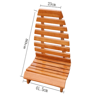 浴缸浴桶实木橡木内凳躺椅木桶靠椅，靠背座椅沐浴桶配件带吸盘