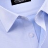 工作服衬衫男短袖正装商务银行上班半袖衬衣薄款夏白色职业修身棉