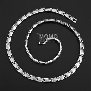 纯钛锗momo钛项圈运动颈椎保健项链抗疲劳磁疗项链颈椎钛项圈