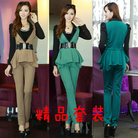 【春雪晚秋】今年<em>秋季</em>流行新款<em>女装</em>时装<em>套装</em>两