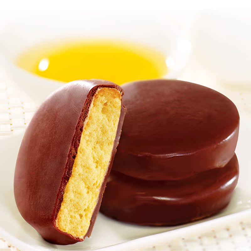 dota海涛 麦吉士 巧克力酥烤蛋糕 黑巧克力味面