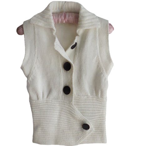 【依之霸】<em>针织</em>毛线休闲<em>马甲 女款</em>最新秋冬马